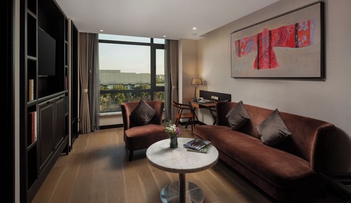 Suite Deluxe, 1 cama de matrimonio grande, vistas al jardín