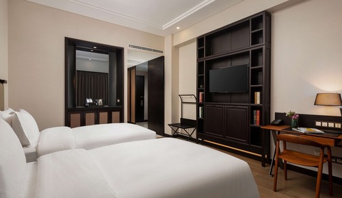 Habitación Deluxe, 2 camas individuales, vistas al jardín