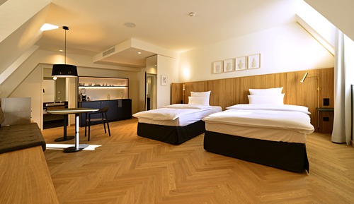 Apartamento superior, 2 camas individuales, cocina básica