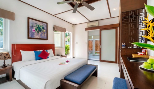 Habitación doble superior, vistas al jardín