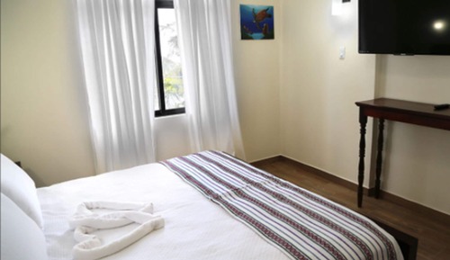 Suite estudio estándar, 1 cama de matrimonio grande, vistas a la playa, frente a la playa
