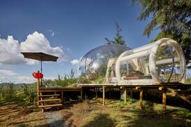 Retiro Casa | ★ BubbleSky Glamping ★ Una Noche Bajo Estrellas ★1