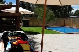 Manzano Cabina | Cabañas-casa Lago Rapel -piscina y acceso al Lago