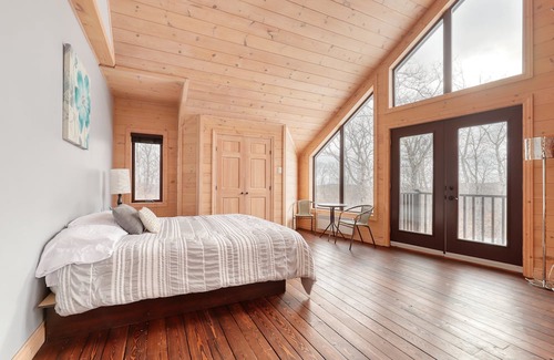 Sainte-Beatrix Chalet De Esquí | Chalet de l'Aube (cosy, very private chalet with beach access)
