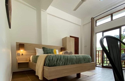 Aburi Apartamento | The Treehouse Studio apartments with a large rooftop terrace.
