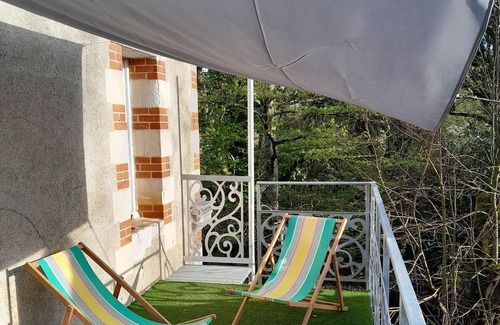 Saint-Avertin Cama Y Desayuno | Studio Dans Grande Maison Piscine Proche Châteaux de la Loire