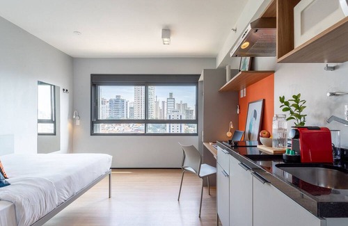 Perdizes Casa | Studio w/ workspace next to Allianz Parque and PUC