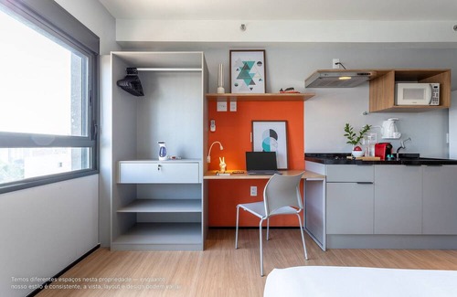 Perdizes Casa | Studio w/ workspace next to Allianz Parque and PUC