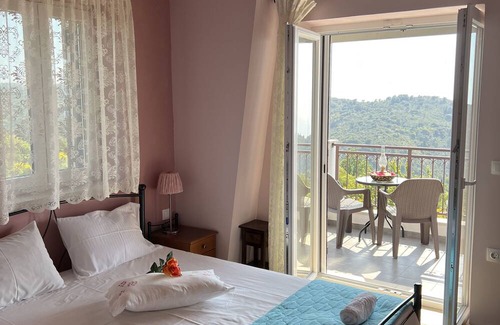 Lefkas Villa | Watching the Sun Immerse Into The Sea Painted With The Color Of The Fire