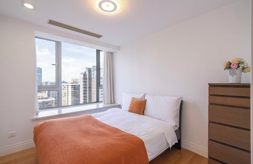 Xujiahui Cama Y Desayuno | Tyms Stylish 3BR 2BA Apt Yongxin Century