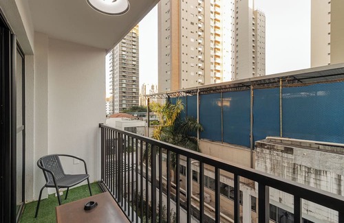 Sao Paulo Apartamento | Studio c Academia e Piscina a 3 min do Allianz