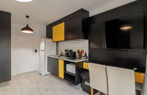 Sao Paulo Apartamento | Studio c Academia e Piscina a 3 min do Allianz