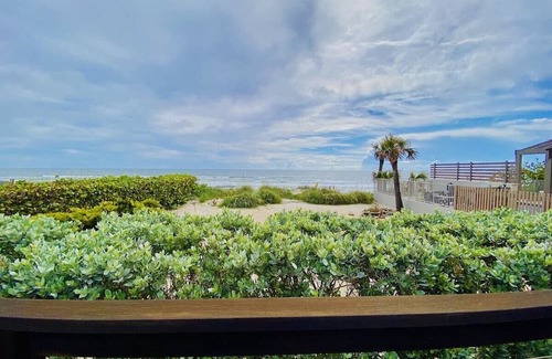 New Smyrna Beach Casa | Fabulous Oceanfront Beach Home with Pool & SPA, Firepit, Direct Beach Access
