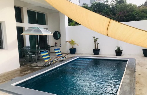 Manzanillo Casa | House with pool one block from the beach!