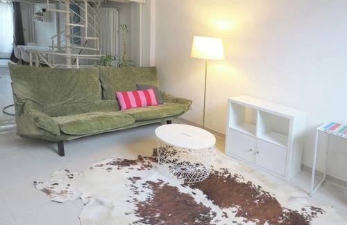 Barriera di Milano Apartamento | Very bright open space apartment with entire glass wall