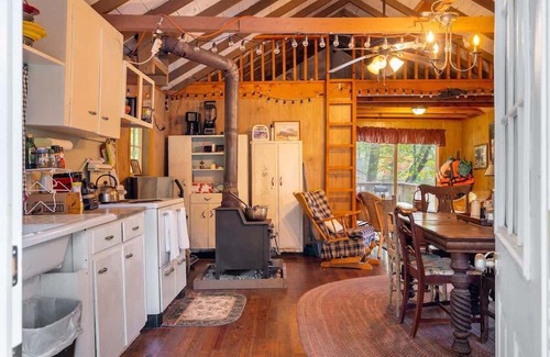 Big Pond Cabina | Lakefront Cabin Retreat with Kayaks & Fire Pit