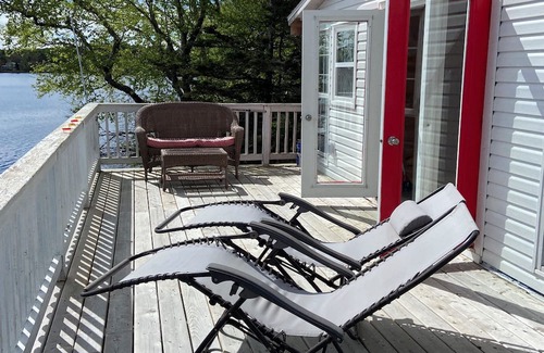 Darlings Lake Cabaña | Make some amazing memories at this unique, friendly lakefront Wits End Cottage