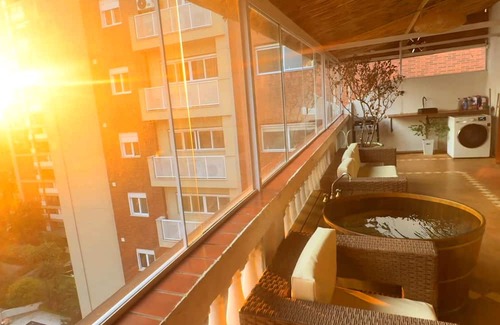 Itaim Bibi Apartamento | Coverage with Hot Tub in Itaim