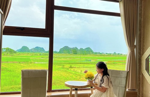 Ninh Binh Casa | Trang An Ao Dai Homestay - Double room with field view - Am Tien room