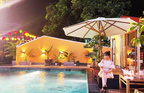 Ninh Binh Casa | Trang An Ao Dai Homestay - Double room with field view - Am Tien room