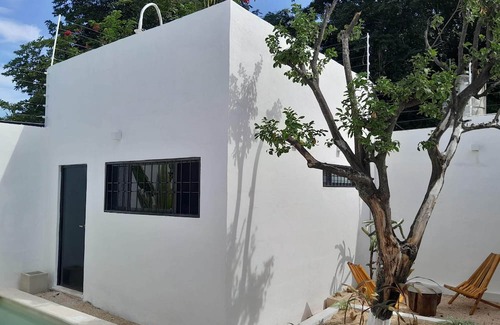 Merida Municipality Casa | Contemporary Home & Tiny Home w/pool. 15-minute walk to Merida, Centro