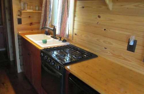 Dewy Rose Cabina | Cozy Tiny House near Athens, GA