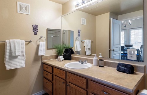 South Arlington Apartamento | Charming 1-bedroom apartment with WiFi and fitness room By ATT/6Flags/TexasLive!