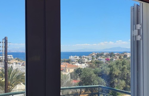 Souvala Apartamento | Apartment 'Anthippi's Sea View' with Sea View, Wi-Fi and Air Conditioning