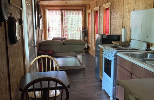 Elmendorf Casa | Tiny Bungalow nestled in forest! 20 minutes from downtown San Antonio!