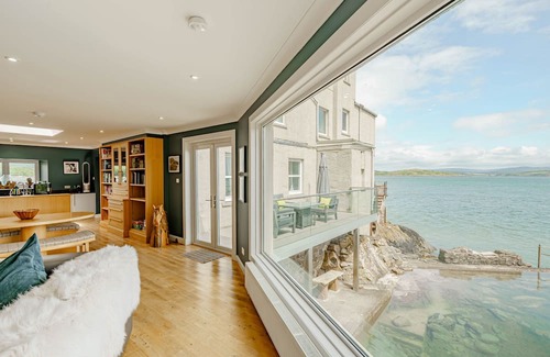 Sandyhills Cabaña | Balcary Tower - a castle that sleeps 8 guests in 4 bedrooms