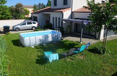 Launaguet Casa | Maison Spacieuse Proche Métro Toulouse - Climatisée+jardin+2 Pkg+piscine