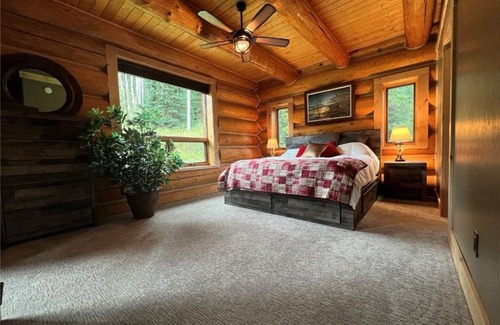Clark Casa | Custom Log Home in North Routt. Enjoy Biking, Hiking, Swimming, Fishing and Life