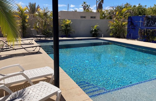 Todos Santos Villa | Miramar Villas Beautiful heated pool & pickleball court. Gabriela has it all!