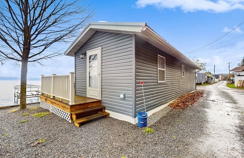 Town of Ledyard Casa | Lakefront home with private dock, lake views, deck, grill, streaming, & 1 kayak