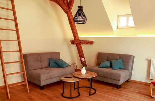 Monchsondheim Apartamento | Maisonette-Ferienwohnung Tenne mit 50qm, 2 Schlafzimmer, max. 4 Personen