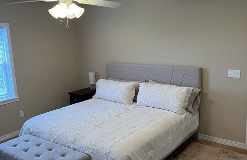 Board Camp Casa | Ride to the ATV trails from this Spacious 4-bedroom house with RV hookup!