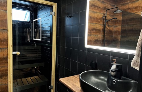 Lahti Casa | Modern & Stylish 2BR Apartment with Sauna, Terrace and Free Private Parking