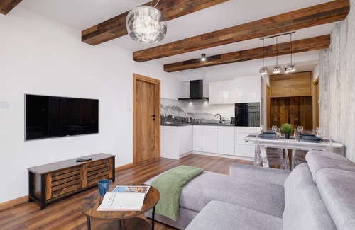 Wisla Apartamento | Klimatyczny Apartament z dodatkami w Góralskim Stylu | Parking | Balkon | Wisła