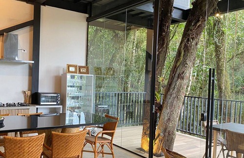Campos do Jordao Cabaña | Casa da Mata - Unique Stay em Campos com Muito Estilo no Meio da Natureza