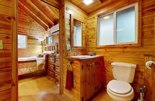 Marmot Cabina | Secluded cabin with pond views, streaming, W/D, & partial AC - dog-friendly