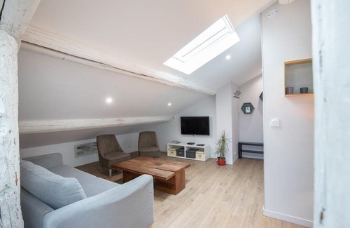 Gares Apartamento | La Chic Comédie - Magnifique 2 Chambres Avec Salles de Bains Privatives - Wifi