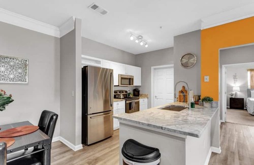 Cumberland Apartamento | Braves Stadium Escape: Biz & Fam, Gated Community