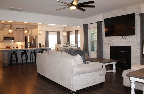 Southern Pines Casa | 5BR-4BA near Pinehurst w/ Pool, Golf Cart & More!