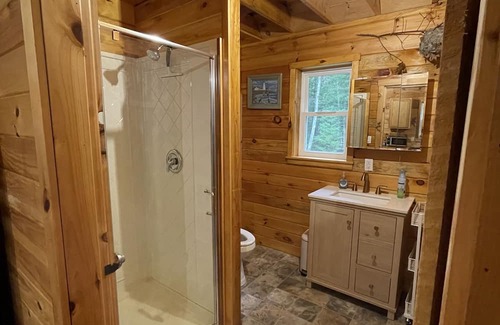 Georgetown Cabina | Captain's Camp - Rustic, Cozy Camp on the Back River in Georgetown, Maine!