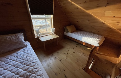 Georgetown Cabina | Captain's Camp - Rustic, Cozy Camp on the Back River in Georgetown, Maine!