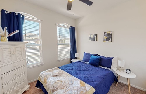 Crowley Casa | Delightful dog-friendly retreat with pool, firepit, & peaceful yard