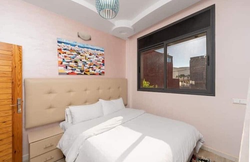 Imsouane Apartamento | Imsouane Bay: 1 Schlafzimmer: Wohnung mit Balkon/meerblick