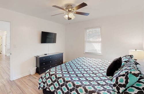 Salisbury Casa | Perfectly located home with deck, open layout, smart TVs, central AC, & W/D
