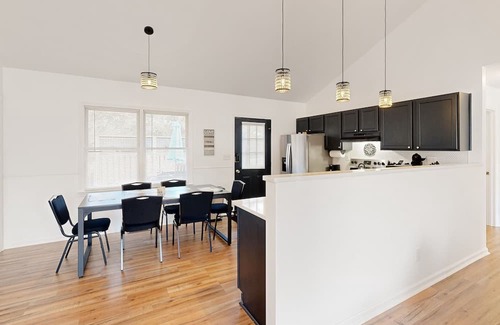 Salisbury Casa | Perfectly located home with deck, open layout, smart TVs, central AC, & W/D