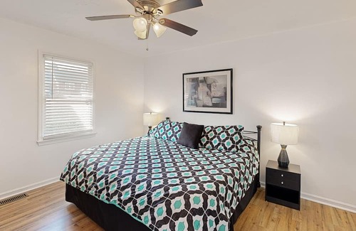 Salisbury Casa | Perfectly located home with deck, open layout, smart TVs, central AC, & W/D